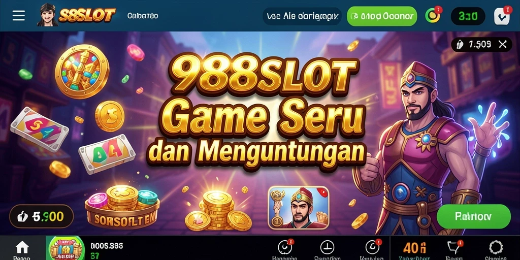 Gameplay seru 988SLOT dengan berbagai tema menarik.
