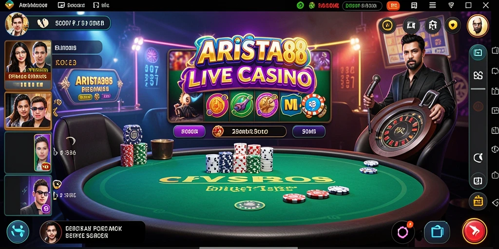 Gameplay Live Casino mengasyikkan dan interaktif di ARISTA88.