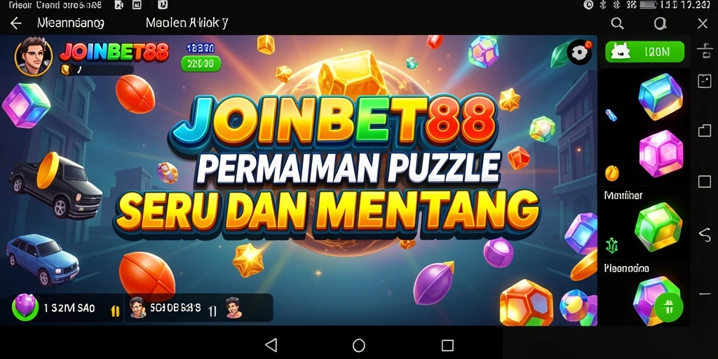 Screenshot gameplay JOINBET88 menampilkan tantangan puzzle yang menarik.