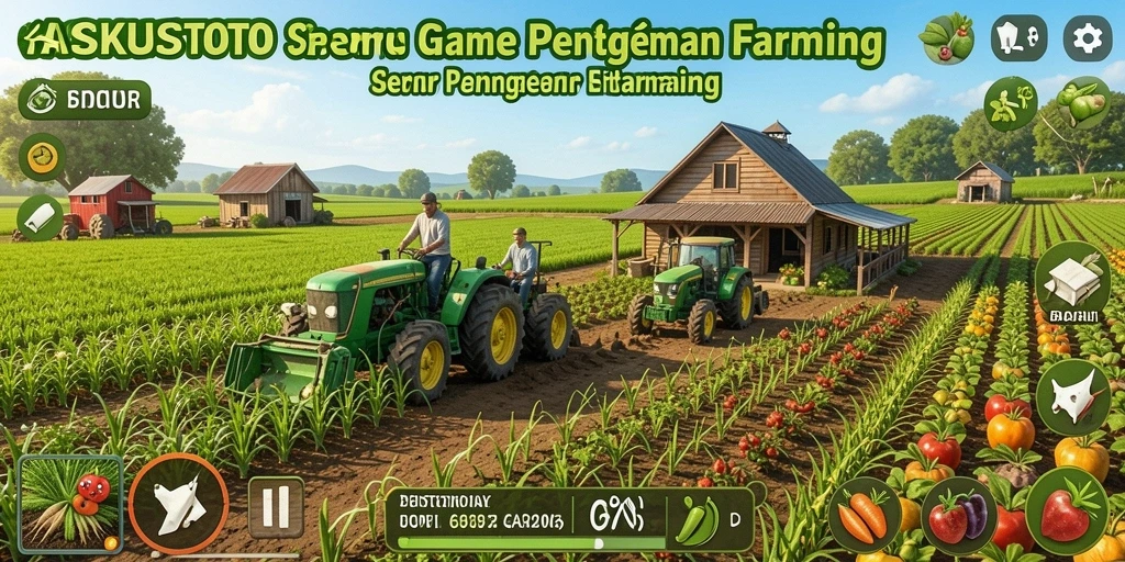 Tangkapan layar gameplay KASKUSTOTO yang menarik saat bertani.