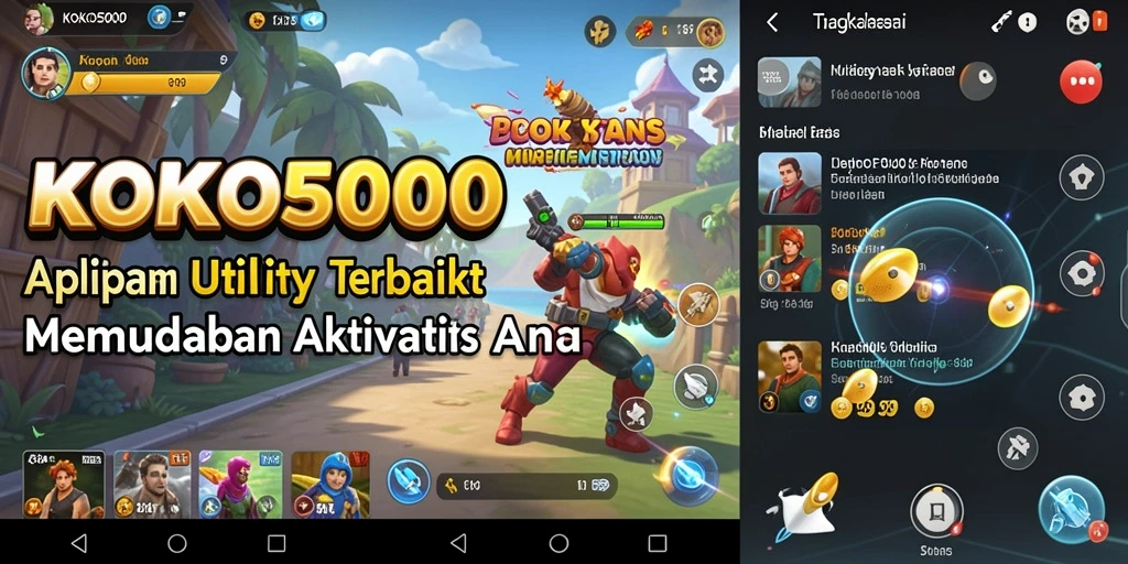 Tampilan antarmuka KOKO5000 yang sederhana dan modern.