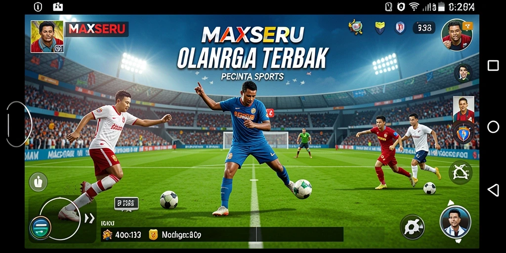 Tampilan gameplay <strong>MAXSERU</strong> yang seru dan mendebarkan