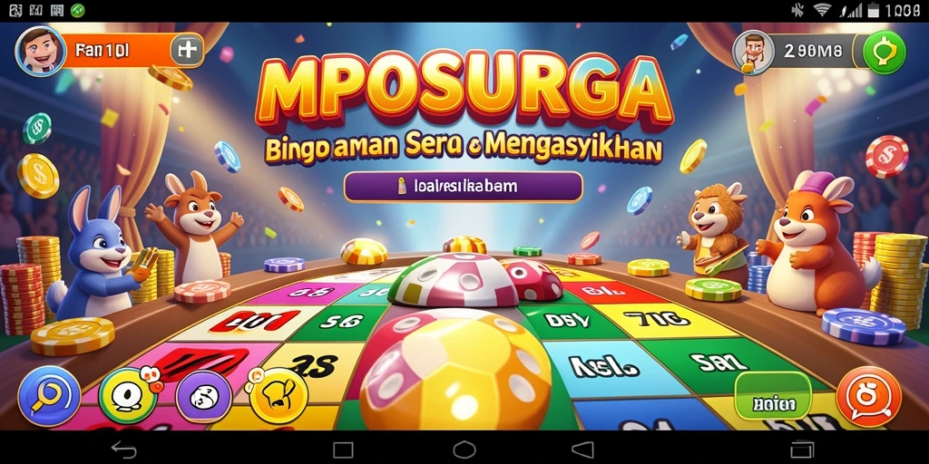 Tampilan gameplay seru dalam MPOSURGA Bingo.
