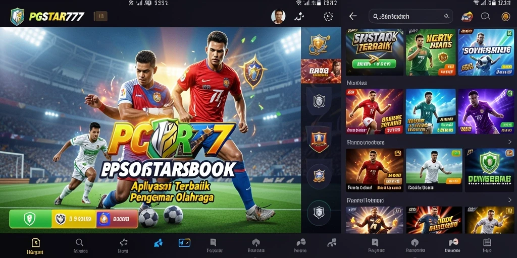 Tampilan menarik dari gameplay PGSTAR777 saat memasang taruhan olahraga.