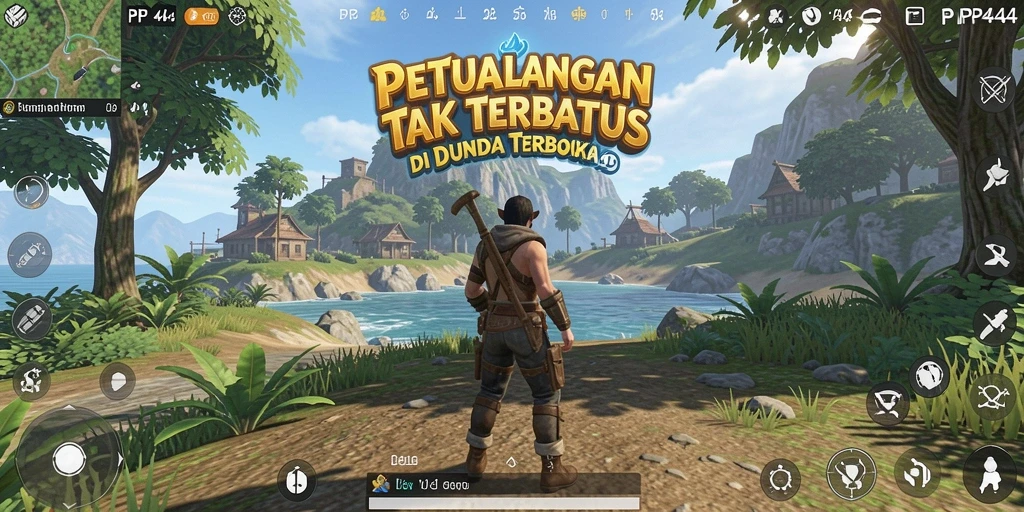 Menampilkan gameplay dinamis dan eksplorasi tak terbatas di dunia terbuka PP444.