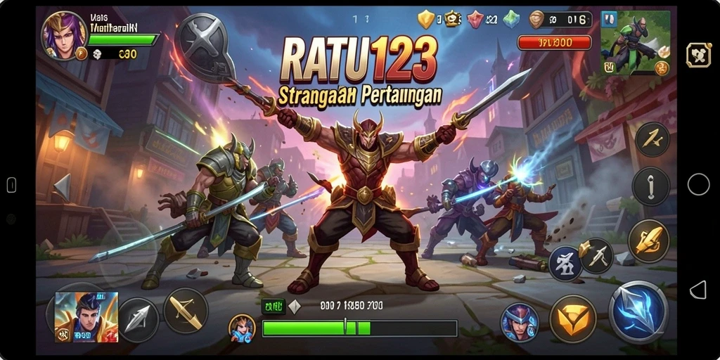 Tampilan menarik dari gameplay strategis RATU123 yang memukau.