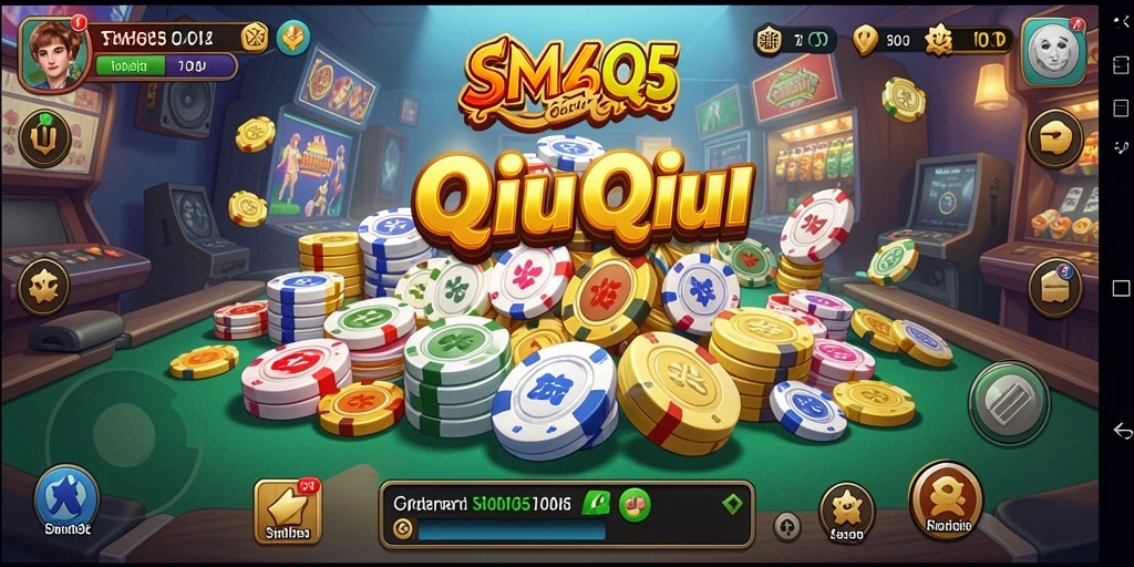 Tampilan menarik dari gameplay QiuQiu di SM605.