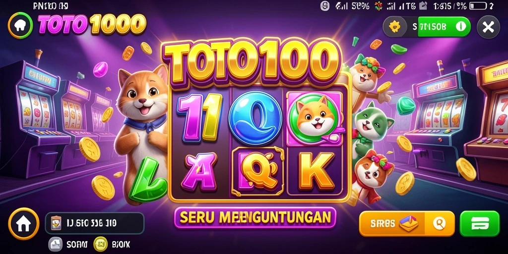 Screenshot gameplay TOTO1000 menampilkan keseruan bermain slot.